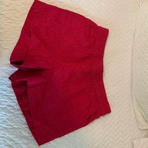 J crew magenta shorts